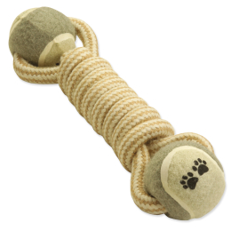 Přetahovadlo Dog Fantasy Juta Tenisák házecí 34 cm Přetahovadlo Dog Fantasy Juta Tenisák házecí 34 cm