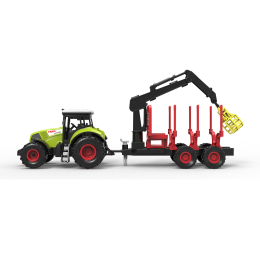 Rappa Traktor s vlečkou a chapadlem se zvukem a světlem Rappa Traktor s vlečkou a chapadlem se zvukem a světlem