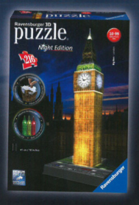 Ravensburger Puzzle Big Ben 216 dílků Ravensburger Puzzle Big Ben 216 dílků