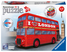 Ravensburger Puzzle Londýnský autobus 216 dílků Ravensburger Puzzle Londýnský autobus 216 dílků