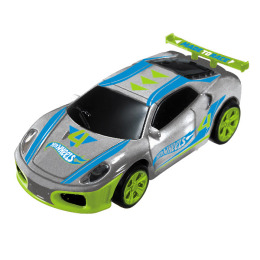 RC auto v plechovce Hot Wheels Stříbrnomodré RC auto v plechovce Hot Wheels Stříbrnomodré