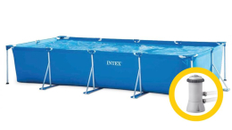 Bazén Intex Frame Family 4,5 x 2,2 x 0,84 m s kartušovou filtrací Bazén Intex Frame Family 4,5 x 2,2 x 0,84 m s kartušovou filtrací