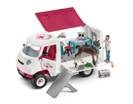 Schleich Mobilní veterinářská klinika s klisnou a ošetřovatelem Schleich Mobilní veterinářská klinika s klisnou a ošetřovatelem