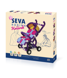 Seva Stavebnice Rodina Kočárek Seva Stavebnice Rodina Kočárek