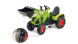 Šlapací traktor Falk Claas Axos 330 s přední lžící Šlapací traktor Falk Claas Axos 330 s přední lžící