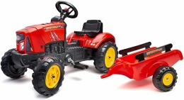 Šlapací traktor Supercharger | červený