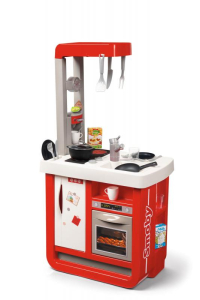 Smoby Kuchyňka Bon Appetit červeno-bílá elektronická Smoby Kuchyňka Bon Appetit červeno-bílá elektronická