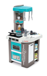 Smoby Kuchyňka Studio Tefal Bubble modro-šedá elektronická Smoby Kuchyňka Studio Tefal Bubble modro-šedá elektronická