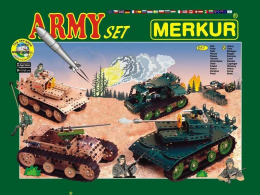 Stavebnice Merkur Army Set Stavebnice Merkur Army Set