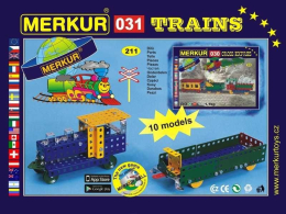 Stavebnice Merkur M031 železniční modely Stavebnice Merkur M031 železniční modely