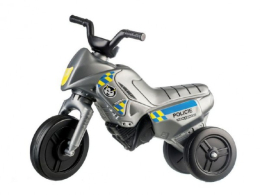 Teddies Odrážedlo Enduro Yupee Policie malé | stříbrné Teddies Odrážedlo Enduro Yupee Policie malé | stříbrné