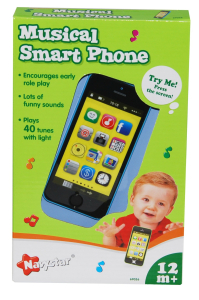 Telefon pro nejmenší černo - barevný Telefon pro nejmenší černo - barevný