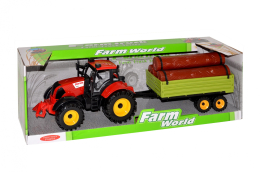 Traktor s valníkem | Červený Traktor s valníkem | Červený