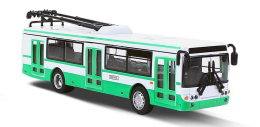 Trolejbus kovový zelený Rappa Trolejbus kovový zelený Rappa