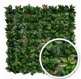 Umělý živý plot stěna Bobkovišeň Etna Premium 50 x 50 cm Umělý živý plot stěna Bobkovišeň Etna Premium 50 x 50 cm