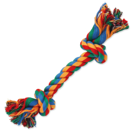 Uzel pro psy Dog Fantasy bavlněný barevný 2 knoty 20 cm Uzel pro psy Dog Fantasy bavlněný barevný 2 knoty 20 cm