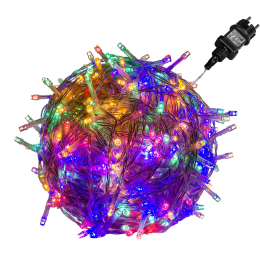 Vánoční LED osvětlení 20 m 200 diod vícebarevné