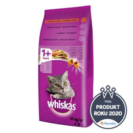 Whiskas Dry s hovězím masem 14 kg Whiskas Dry s hovězím masem 14 kg