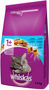 Whiskas Dry s tuňákem 1,4 kg Whiskas Dry s tuňákem 1,4 kg
