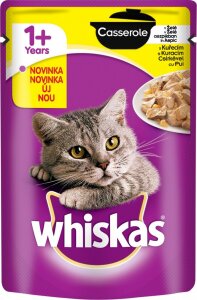Whiskas kapsa Casserole kuřecí v želé 85 g Whiskas kapsa Casserole kuřecí v želé 85 g
