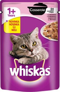 Whiskas kapsa Casserole losos v želé 85 g Whiskas kapsa Casserole losos v želé 85 g