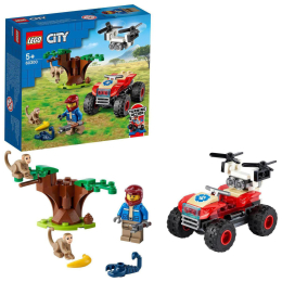 LEGO® City 60300 Záchranářská čtyřkolka do divočiny LEGO® City 60300 Záchranářská čtyřkolka do divočiny