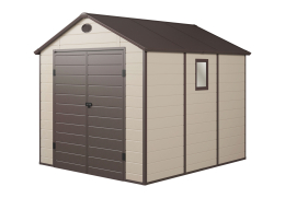 Zahradní domek G21 PAH 670 241 x 278 cm bezovy Zahradní domek G21 PAH 670 241 x 278 cm bezovy