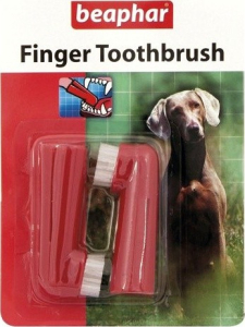 Zubní kartáčky BEAPHAR Dog-A-Dent na prst Zubní kartáčky BEAPHAR Dog-A-Dent na prst