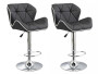 2x Barová židle CL-3227 BK (černá)