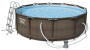 Bazén Bestway Steel Pro Rattan 3,66 x 1 m s filtrací a schůdky Bazén Bestway Steel Pro Rattan 3,66 x 1 m s filtrací a schůdky