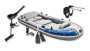 SET - Nafukovací člun Intex Excursion 5 set s držákem a elektromotorem Maxima A 48