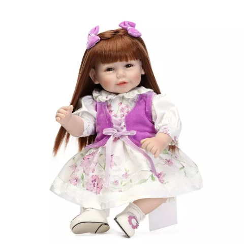 Levně Reborn realistická panenka na hraní Natálka 52 cm