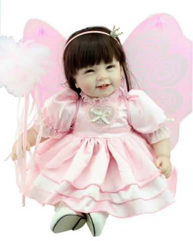 Levně Reborn realistická panenka na hraní Barborka 52 cm