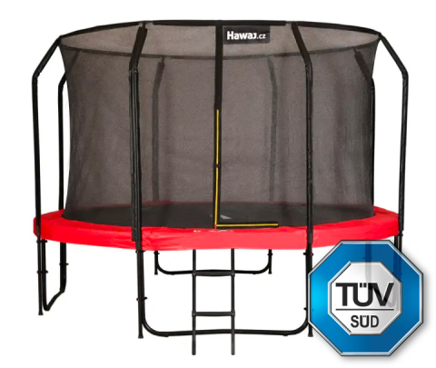 Levně Trampolína Hawaj Premium 396 cm + vnitřní ochranná sít + schůdky