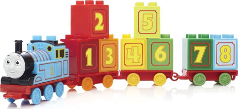 Mega Bloks mašinka Tomáš 123 naučný vláček