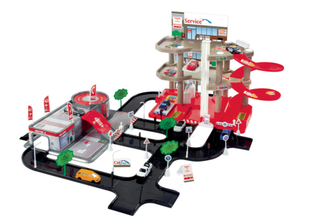 Mochtoys Garáže 3 patra se servisem hrací sada 11047MOC Alltoys