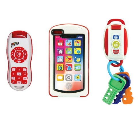 Navystar Moje první vybavení 3v1, klíčky od auta, telefon a ovladač 69066 Alltoys