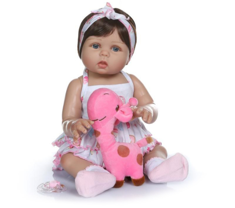 Levně Hawaj Reborn realistická panenka na hraní Adélka, 60 cm