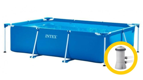 Levně Bazén Intex Frame Family 2,2 x 1,5 x 0,6 m s kartušovou filtrací 28270KF