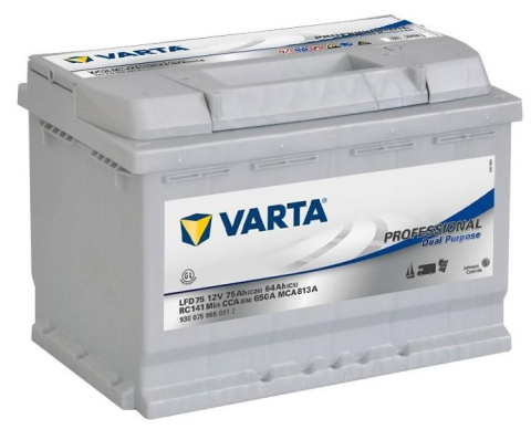 Varta Professional DC 12V 75Ah 650A 930 075 065