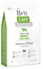 Brit Care Dog Grain-free Adult Large Breed Salmon & Potato 3 kg
