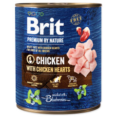 Brit Premium by Nature Chicken with Hearts 800 g