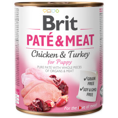 Konzerva Brit Paté & Meat Puppy 800 g