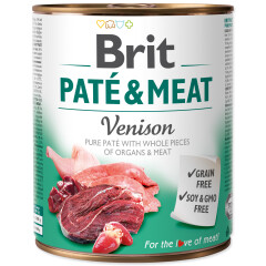 Konzerva Brit Paté & Meat Venison 800 g