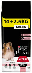 Purina Pro Plan Dog Adult Medium Sensitive Skin 14+2,5 kg