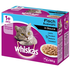 Whiskas kapsa Rybí výběr v želé 12 x 100 g