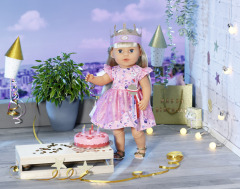 Baby Born Souprava S Dortem Deluxe Narozeninová Edice, 43 cm 