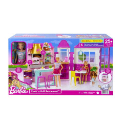 Barbie Restaurace s panenkou herní set