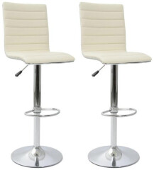 2x Barová židle Hawaj CL-3233 | krémová