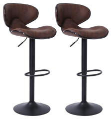 2x Barová židle Hawaj CL-2112-2 | hnědá